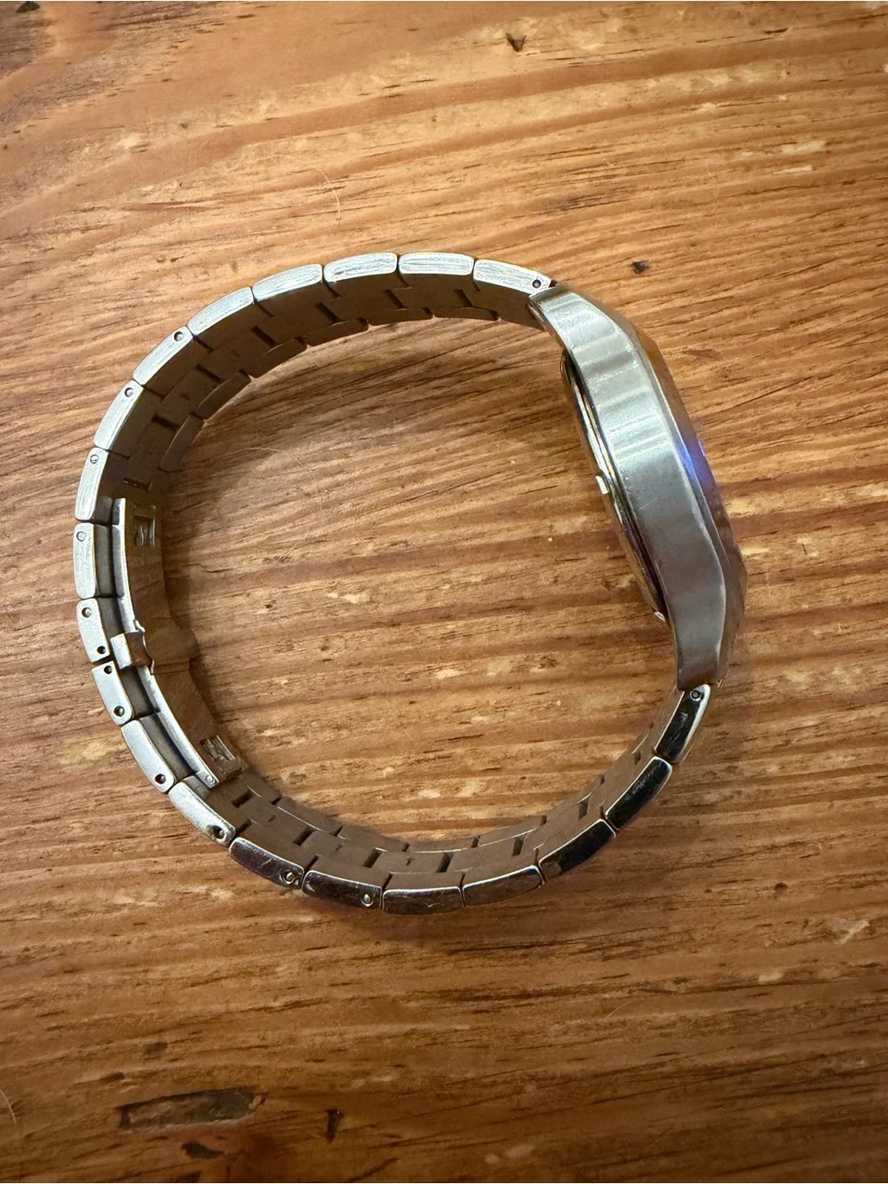 Stainless Steel Black Dial Chronograph Watch